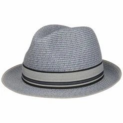 Hutshopping Striped Band Fedora Strohhut 9 Hutshopping Striped Band Fedora Strohhut -Stetson Speichern Striped Band Fedora Strohhut denim.65867 rf38
