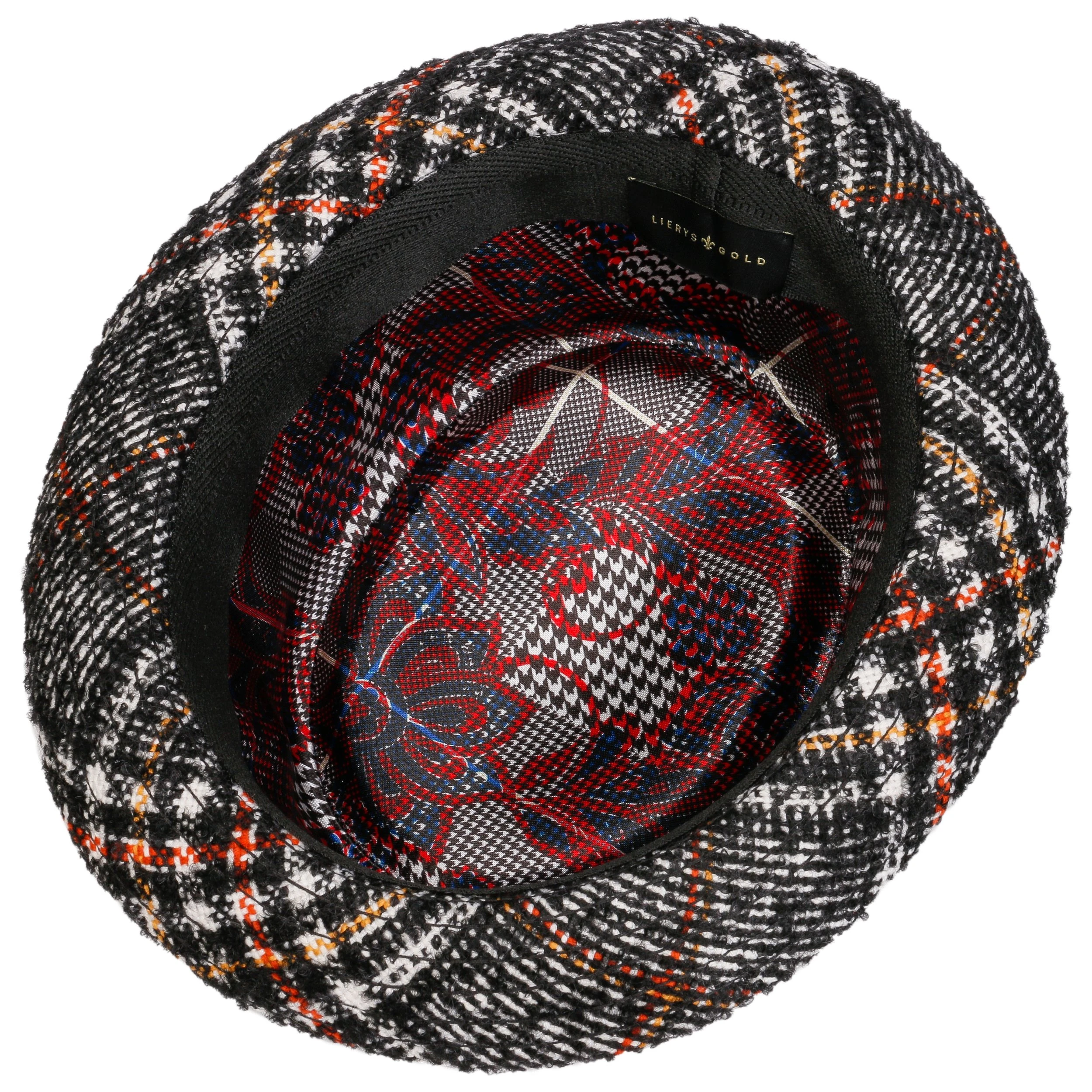 Tacola Check Pork Pie Wollhut By Lierys Gold 4 Tacola Check Pork Pie Wollhut By Lierys Gold - Image 2