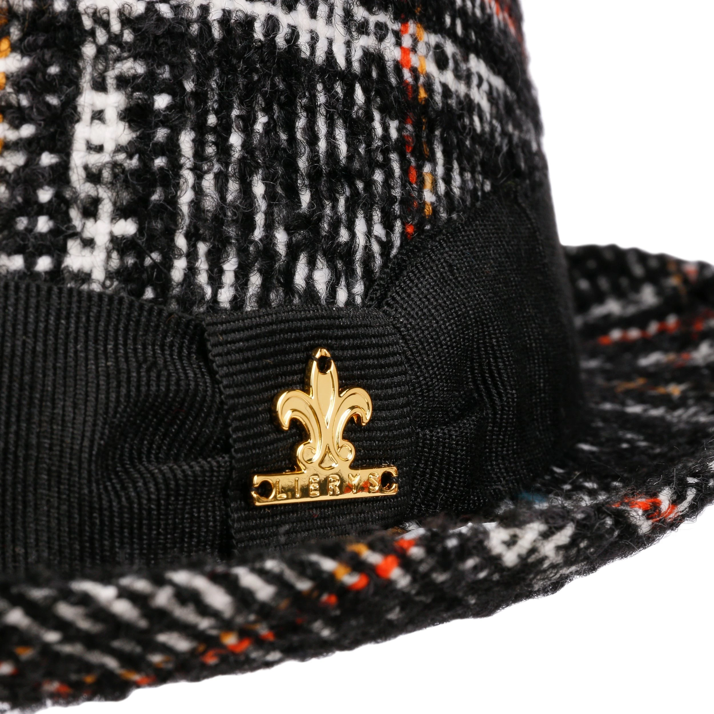 Tacola Check Pork Pie Wollhut By Lierys Gold 5 Tacola Check Pork Pie Wollhut By Lierys Gold - Image 3