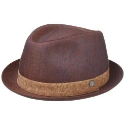 Tao Pork Pie Leinenhut By Lierys -Stetson Speichern Tao Pork Pie Leinenhut by Lierys rot.58645 rf3