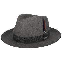 Tarvenco Fedora Wollhut By Stetson -Stetson Speichern Tarvenco Fedora Wollhut by Stetson grau.62332 rf13