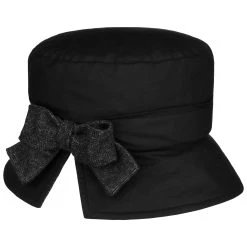 Tia Waxed Cotton Hut Mit Schleife By McBURN -Stetson Speichern Tia Waxed Cotton Hut mit Schleife by McBURN schwarz.64703 rf4