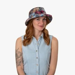Tivena Flower Stoffhut By Seeberger 21 Tivena Flower Stoffhut By Seeberger -Stetson Speichern Tivena Flower Stoffhut by Seeberger.64893 7