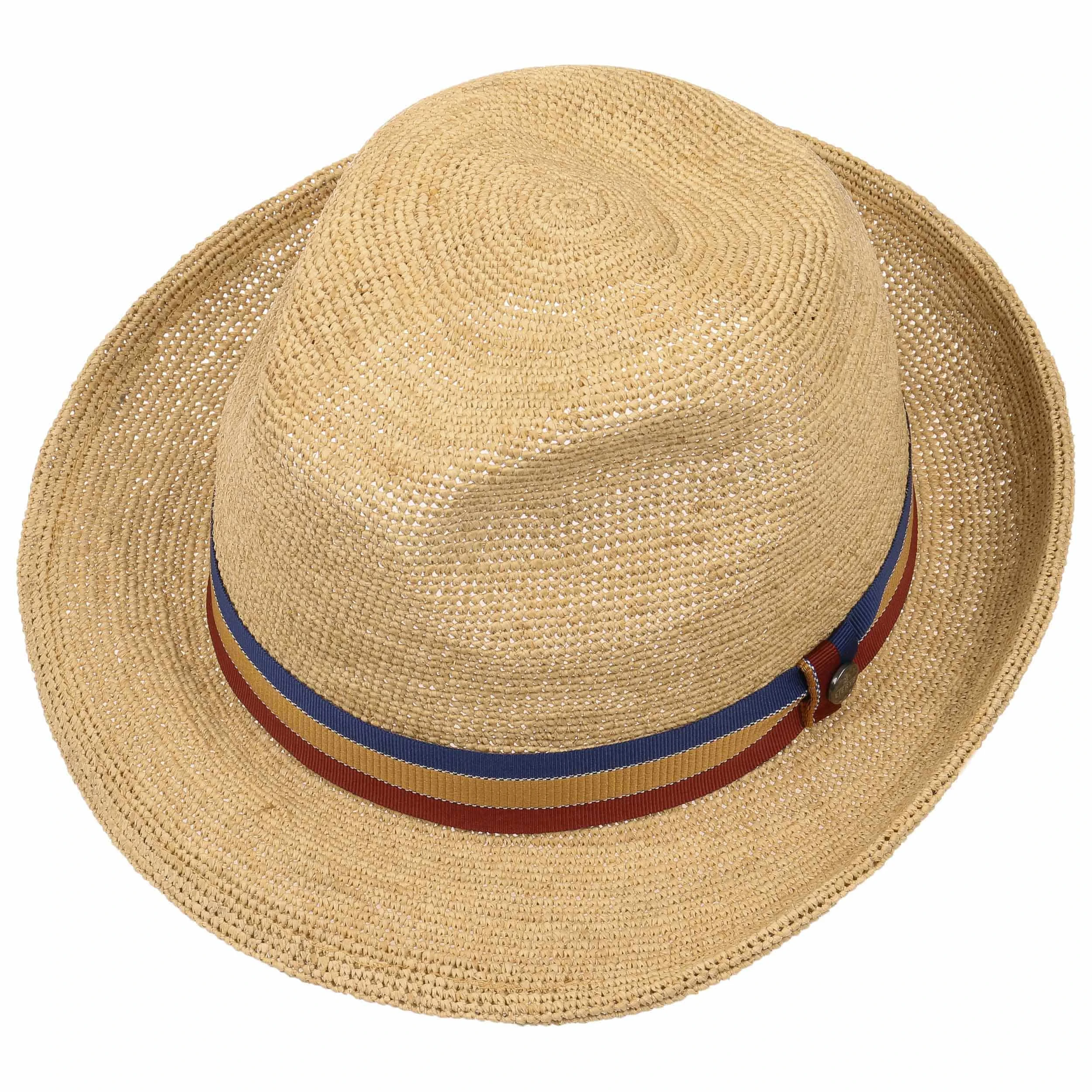 Tricolour Band Crochet Trilby By Lierys 3 Tricolour Band Crochet Trilby By Lierys