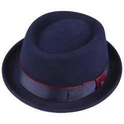 Alternative view of Twotone Band Pork Pie Wollhut By Lierys