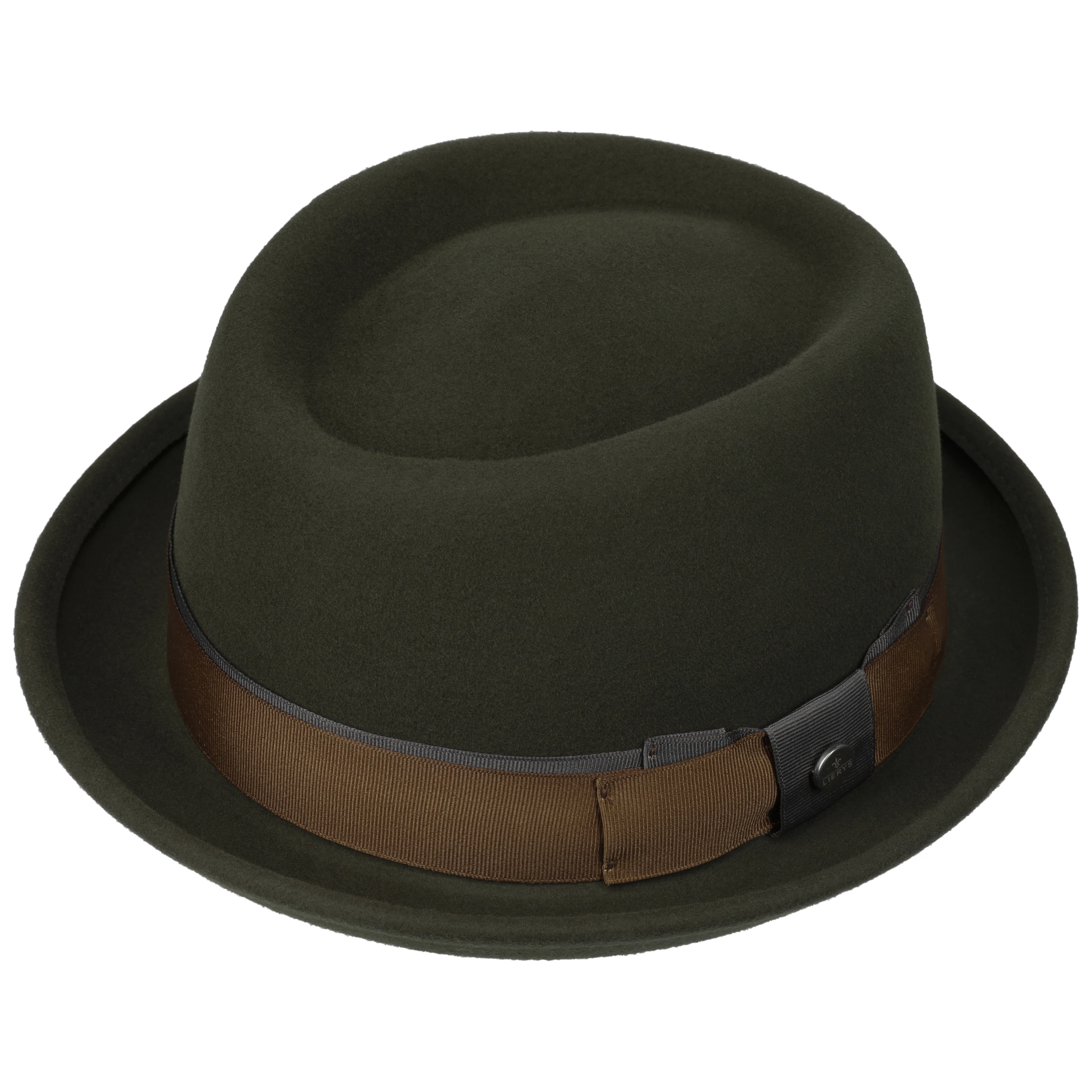 Twotone Band Pork Pie Wollhut By Lierys 3 Twotone Band Pork Pie Wollhut By Lierys