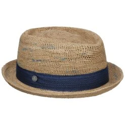 Twotone Crochet Pork Pie Strohhut By Lierys 9 Twotone Crochet Pork Pie Strohhut By Lierys -Stetson Speichern Twotone Crochet Pork Pie Strohhut by Lierys natur blau.61532 rf194