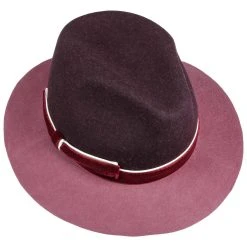 Twotone Fedora Mit Samtband By Lierys