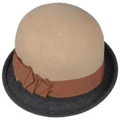 Twotone Glocke Filzhut By Bedacht -Stetson Speichern Twotone Glocke Filzhut by bedacht beige anthrazit.54615 1rf245