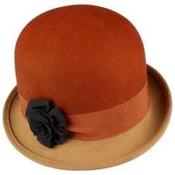 Twotone Glockenhut Mit Blume By Lierys -Stetson Speichern Twotone Glockenhut mit Blume by Lierys rost.57554 1rf18