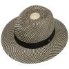 Twotone Stripes Traveller Panamahut By Lierys -Stetson Speichern Twotone Stripes Traveller Panamahut by Lierys natur schwarz.62292 1rf201
