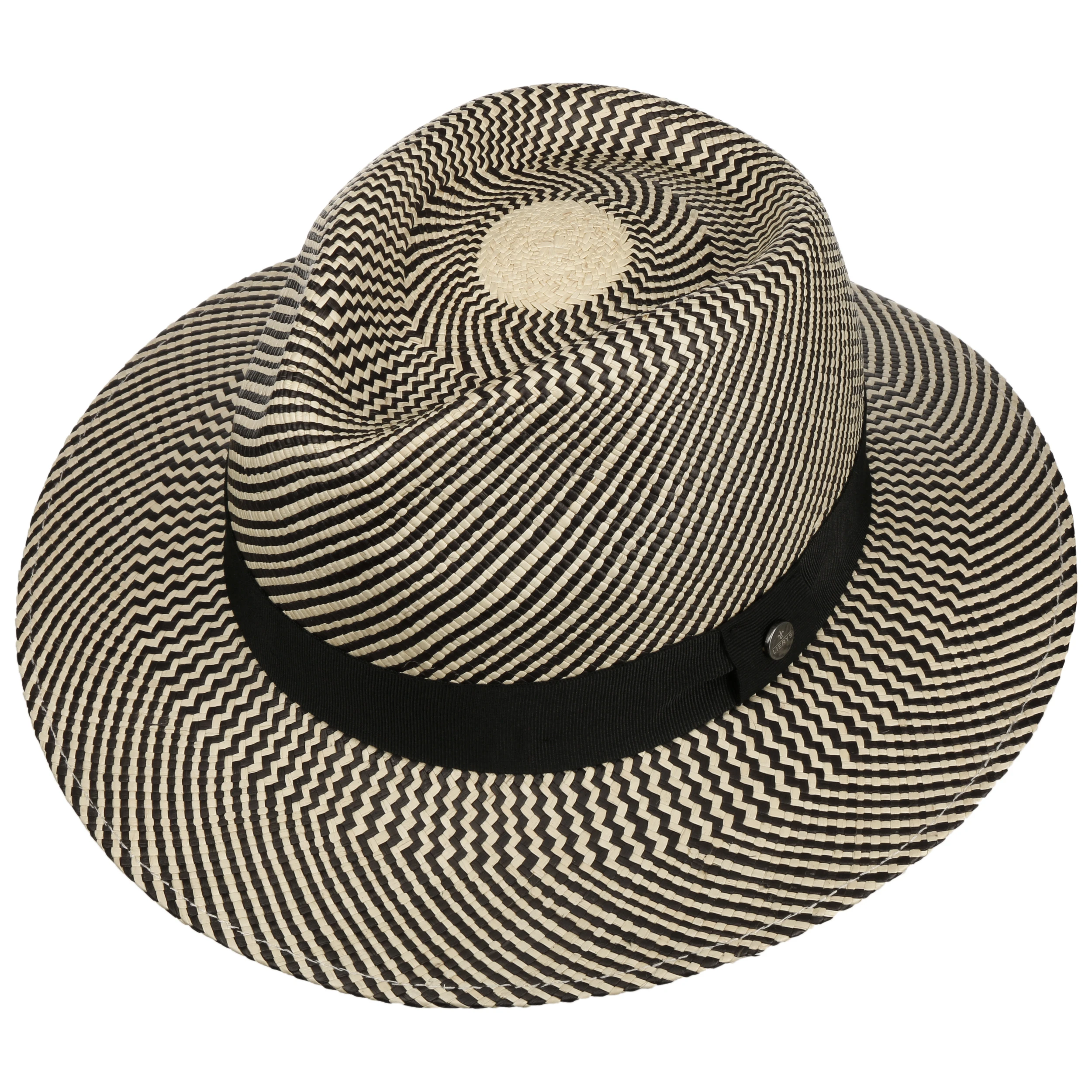 Twotone Stripes Traveller Panamahut By Lierys 3 Twotone Stripes Traveller Panamahut By Lierys