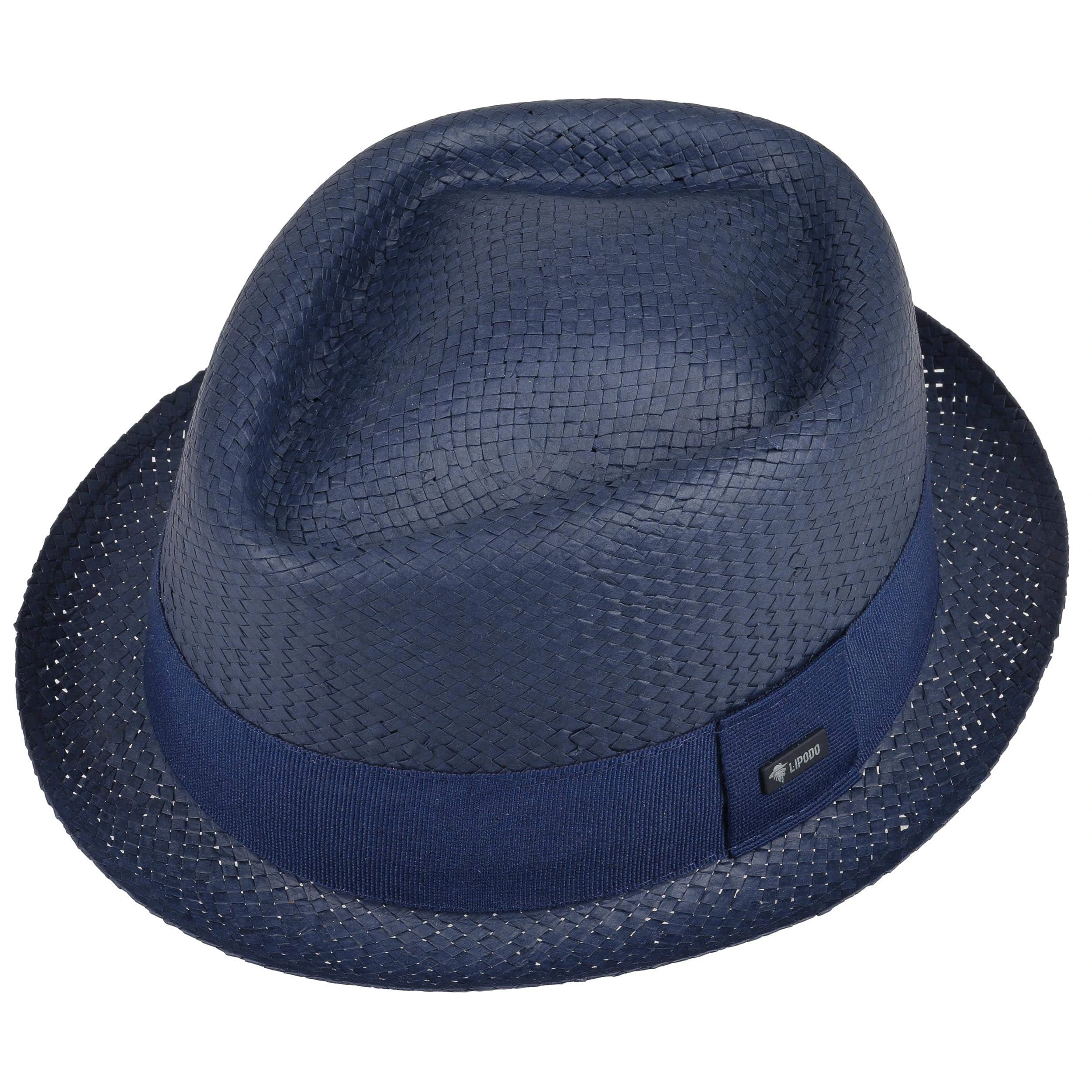 Uni Colour Pork Pie Strohhut By Lipodo 3 Uni Colour Pork Pie Strohhut By Lipodo