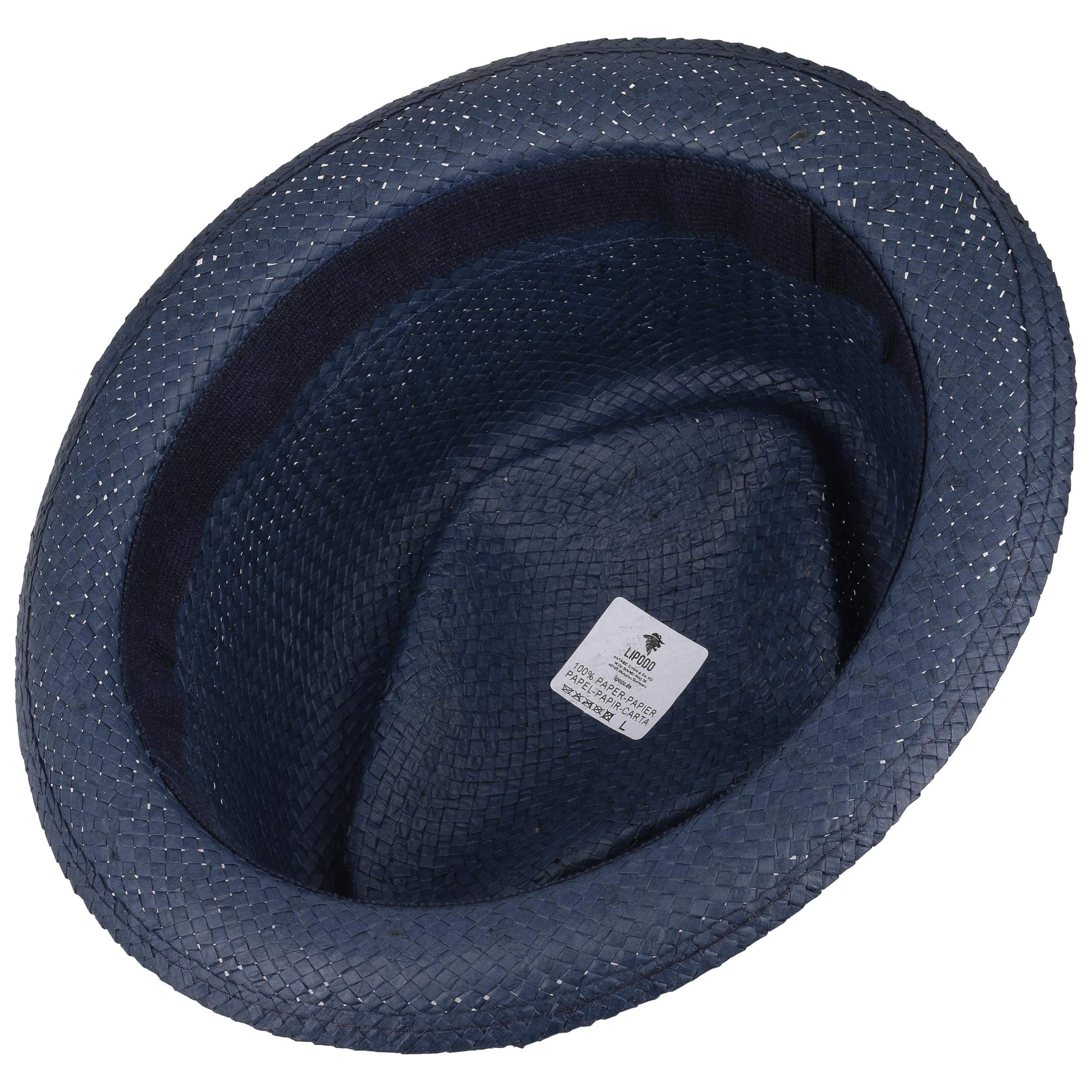 Uni Colour Pork Pie Strohhut By Lipodo 4 Uni Colour Pork Pie Strohhut By Lipodo – Bild 2