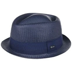 Uni Colour Pork Pie Strohhut By Lipodo 13 Uni Colour Pork Pie Strohhut By Lipodo -Stetson Speichern Uni Colour Pork Pie Strohhut by Lipodo blau.47705 rf2