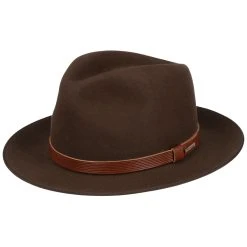 Vanderson Fedora Haarfilzhut By Stetson -Stetson Speichern Vanderson Fedora Haarfilzhut by Stetson dunkelbraun.62331 rf17