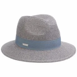 Vandia Fedora Strohhut By Seeberger 21 Vandia Fedora Strohhut By Seeberger -Stetson Speichern Vandia Fedora Strohhut by Seeberger blau.64901 rf2