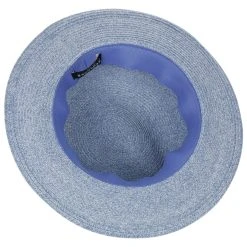 Venanzia Fedora Strohhut By Seeberger -Stetson Speichern Venanzia Fedora Strohhut by Seeberger blau.61481 2rf2