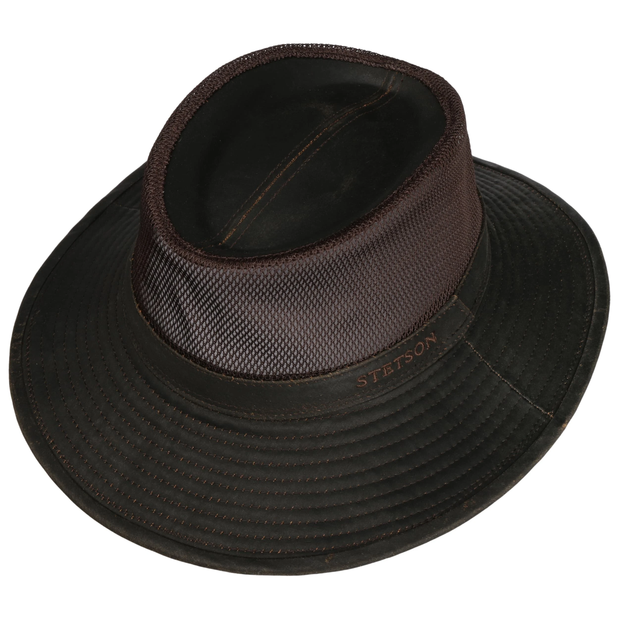 Vented Crown Stoffhut By Stetson 3 Vented Crown Stoffhut By Stetson