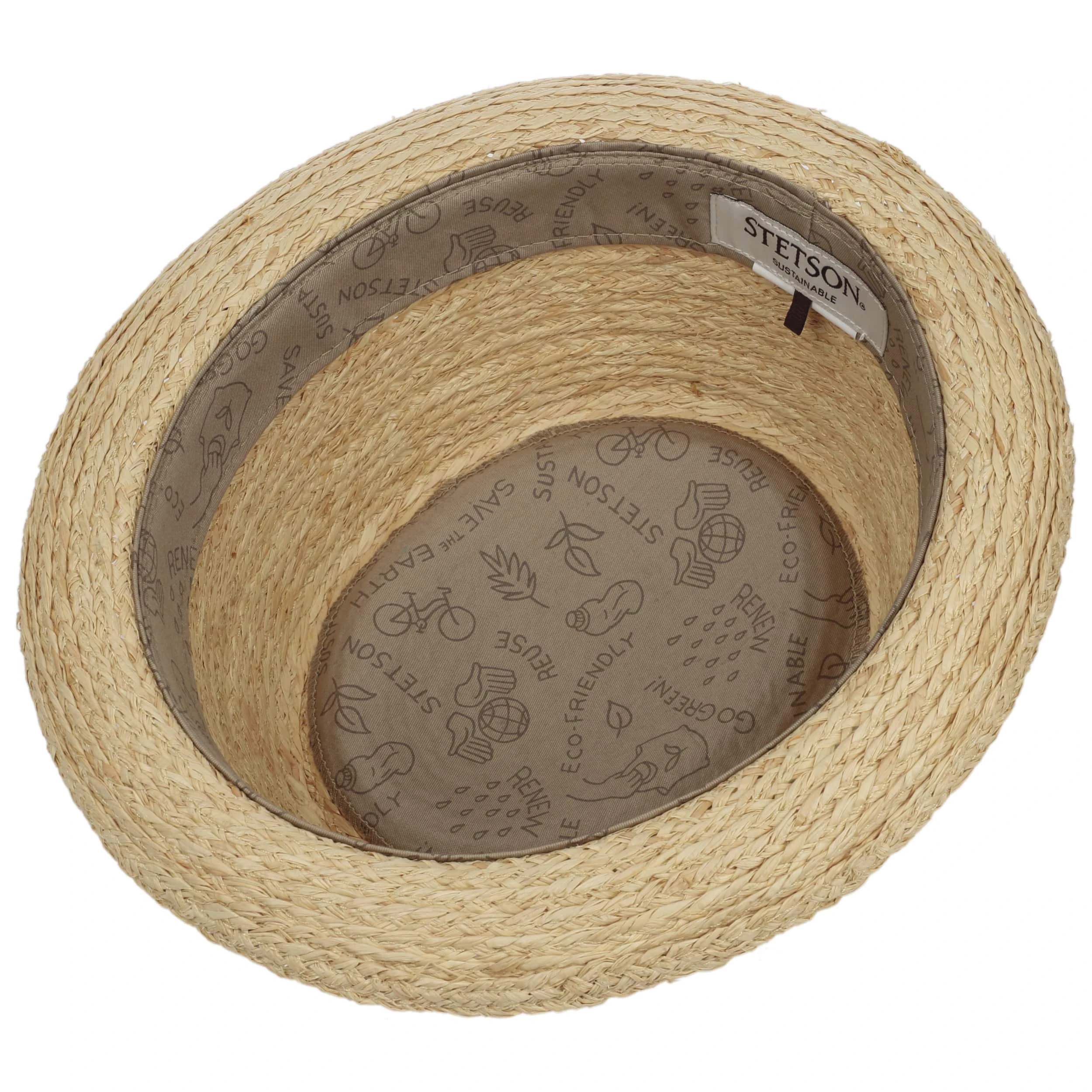 Vilco Sustainable Pork Pie Strohhut By Stetson 4 Vilco Sustainable Pork Pie Strohhut By Stetson – Bild 2
