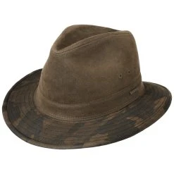 Vintage Copes Travellerhut By Stetson -Stetson Speichern Vintage Copes Travellerhut by Stetson dunkelbraun.58142 rf17