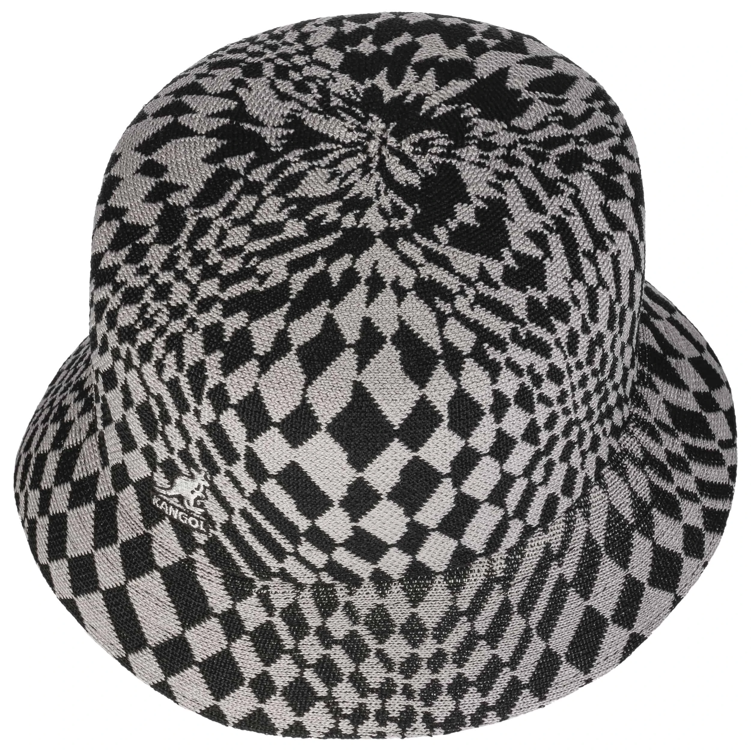 Warped Check Bucket Stoffhut By Kangol 3 Warped Check Bucket Stoffhut By Kangol