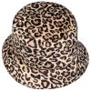 Hutshopping Wendehut Mit Leo-Print -Stetson Speichern Wendehut mit Leo Print schwarz.55074 1rf4