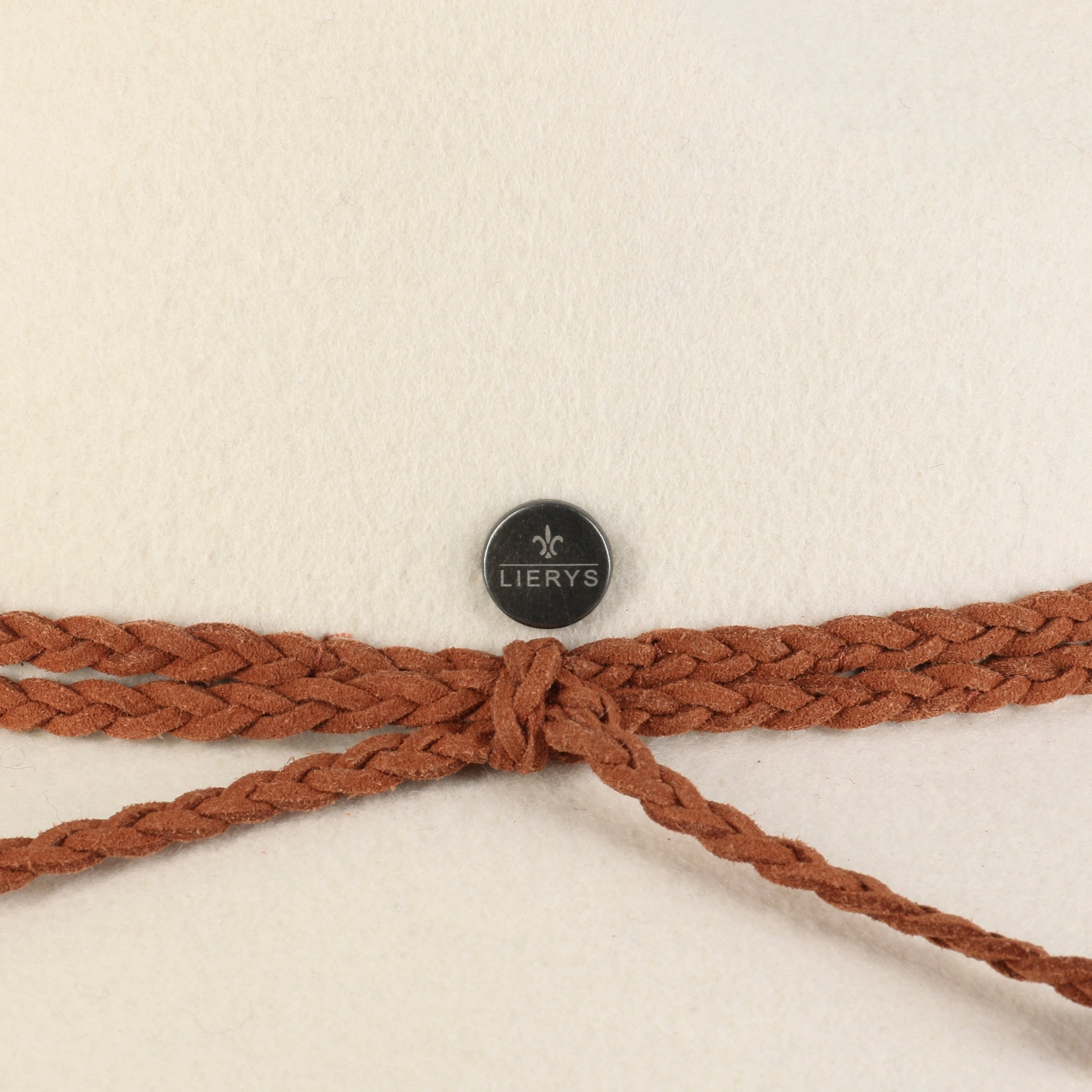 White Traveller Wollhut Mit Lederband By Lierys 5 White Traveller Wollhut Mit Lederband By Lierys - Image 3