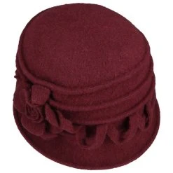 Wollfilzglocke Mit Applikation By McBURN -Stetson Speichern Wollfilzglocke mit Applikation by McBURN bordeaux.43755 1f27