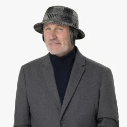 Wollhut Mit Ohrenklappen By Bugatti -Stetson Speichern Wollhut mit Ohrenklappen by bugatti.60935 8