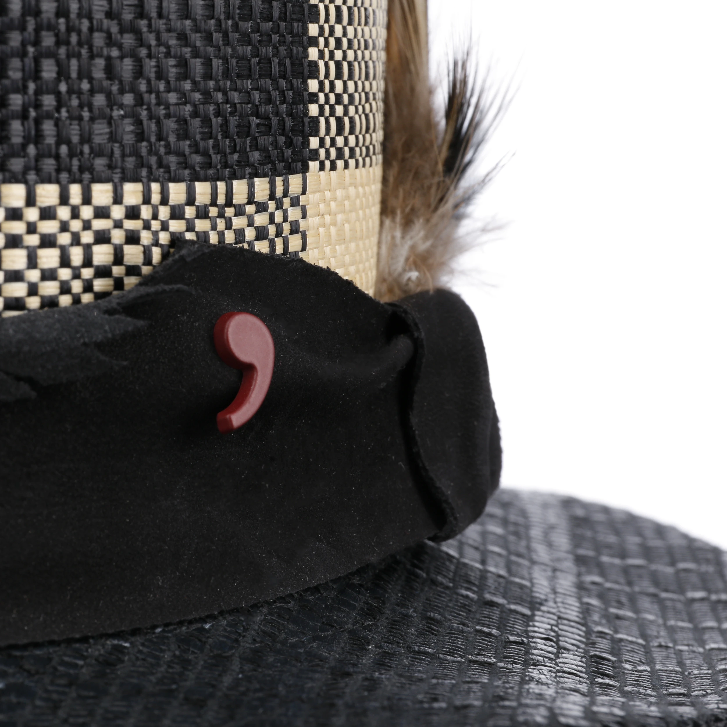 Zylinder Mit Lederband Und Feder By Alfonso DEste 5 Zylinder Mit Lederband Und Feder By Alfonso DEste – Bild 3